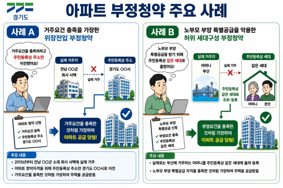 ▲ 경기도, 동탄2신도시 아파트 부정청약 행위자 적발 "4명 검찰 송치, 3명 수사 중"
